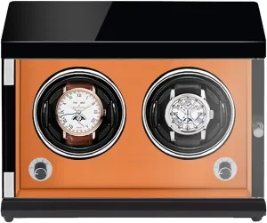 Stand Watch Winders sully crime for Automatic Watches - Rechargeable Two-Position Watch Shaker Mechanical Watch Winder Vertical Automatic Watch Winding Box with Light-Sensitive Watch 