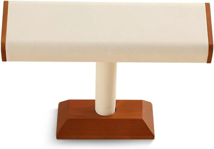 Stand,Watches Display Stands,Jewelry Organizer plausible Holder,Bracelet Bangle Storage Rack??Beige?? Wood Watch 