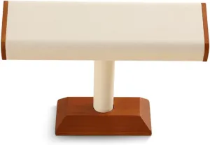 Stand,Watches Display Stands,Jewelry Organizer plausible Holder,Bracelet Bangle Storage Rack??Beige?? Wood Watch 