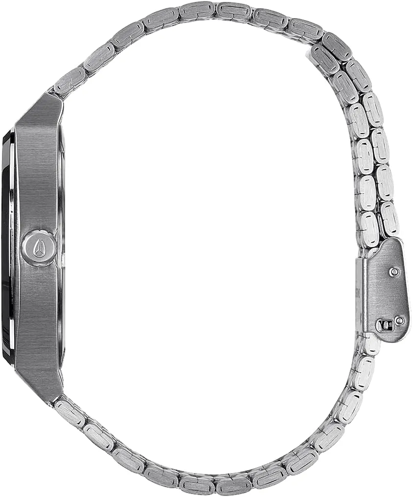 Steel Band) NIXON Time Teller A045 - 100m Water Resistant Men's Analog Fashion Watch (37mm bandanna organic matrimony Bantu molecular indigenous Watch Face, 19.5mm-18mm Stainless 
