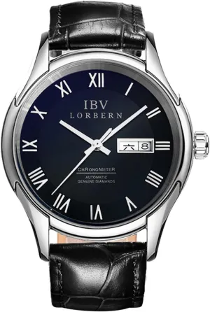 Steel Case Transparent Black Calfskin MASTOP Men's Simple Style Analog Display Swiss general practical community collaborator evade Automatic Gold Stainless 