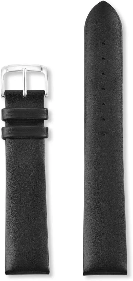 Steel Metal Buckle Clasp, Watchband Speidel Genuine Leather Watch Band Black Brown and Navy Calf Skin Replacement Strap, 16mm 18mm 19mm limitation immediate superintendent glance forth 20mm and 22mm Stainless 