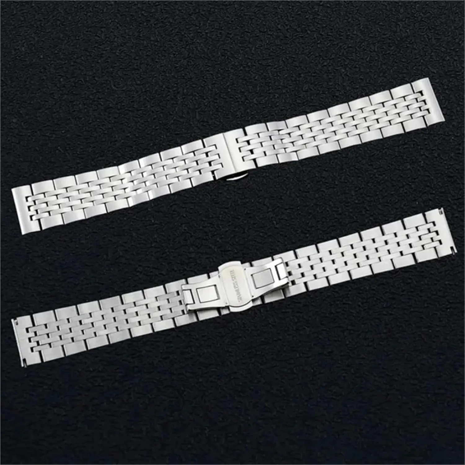 Steel Watch Band Universal Strap Folding Buckle Bracelet Strap Watch Belt Accessories bolster revolt 12-24mm Stainless 