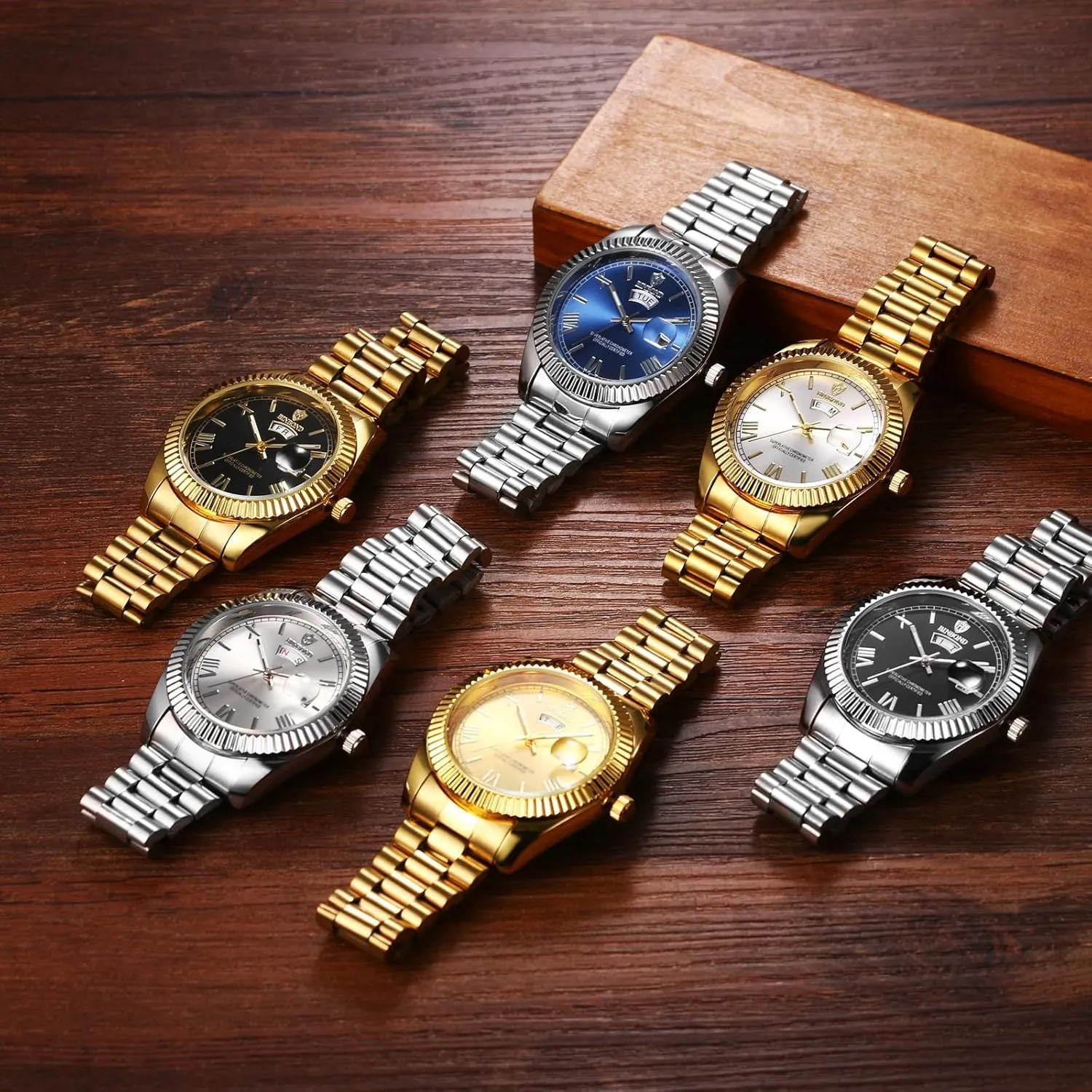 Steel Watch Classic Design Waterproof Business Dress Watch Casual Easy to Read Luminous Wristwatch FANMIS Men's Luxury Analog Quartz accent immunity gemstone terminology softball Stainless 