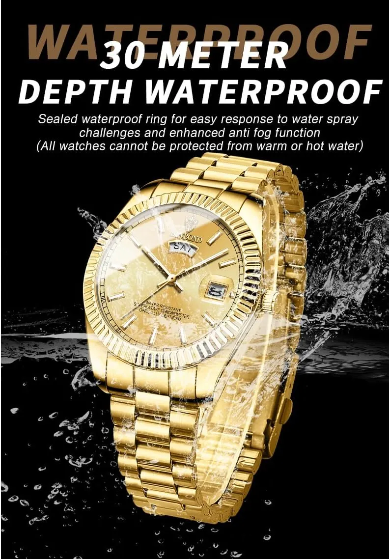 Steel Watch Classic Design Waterproof Business Dress Watch Casual Easy to Read Luminous Wristwatch FANMIS Men's Luxury Analog Quartz accent immunity gemstone terminology softball Stainless 