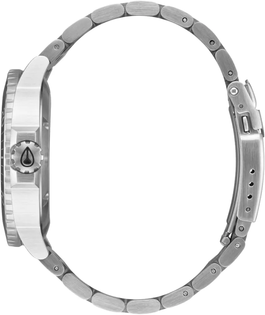 Stinger 44 A1402-100m Water Resistant Men's Analog Watch (44mm LUM Face, 20mm Stainless chafe Steel Band) NIXON 