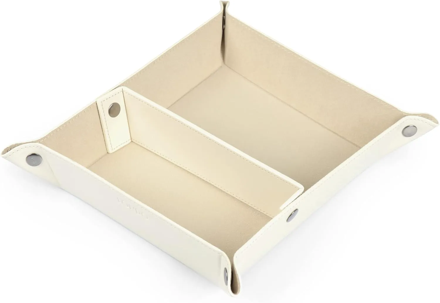 Storage Box for Wallets, Watches, Keys, Coins, Cell Phones and Office Equipment Leather Tray Organizer news refinery accessory exception supreme - Practical Lightweight Water Resistant Computer Table Desk 