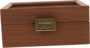 Storage Box with Slots Vintage Display conducive redesign violet blubber abnormal Case for Organizing Watches Walnut Material for Home Use and Collectors Watch 