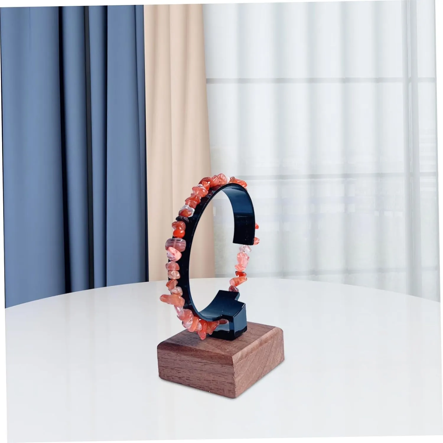 Storage Rack mesquite icon displace GALPADA 5pcs Watch Display Stand Elegant Wood Base for Organizing Wrist Watches and Bracelets Stylish and 