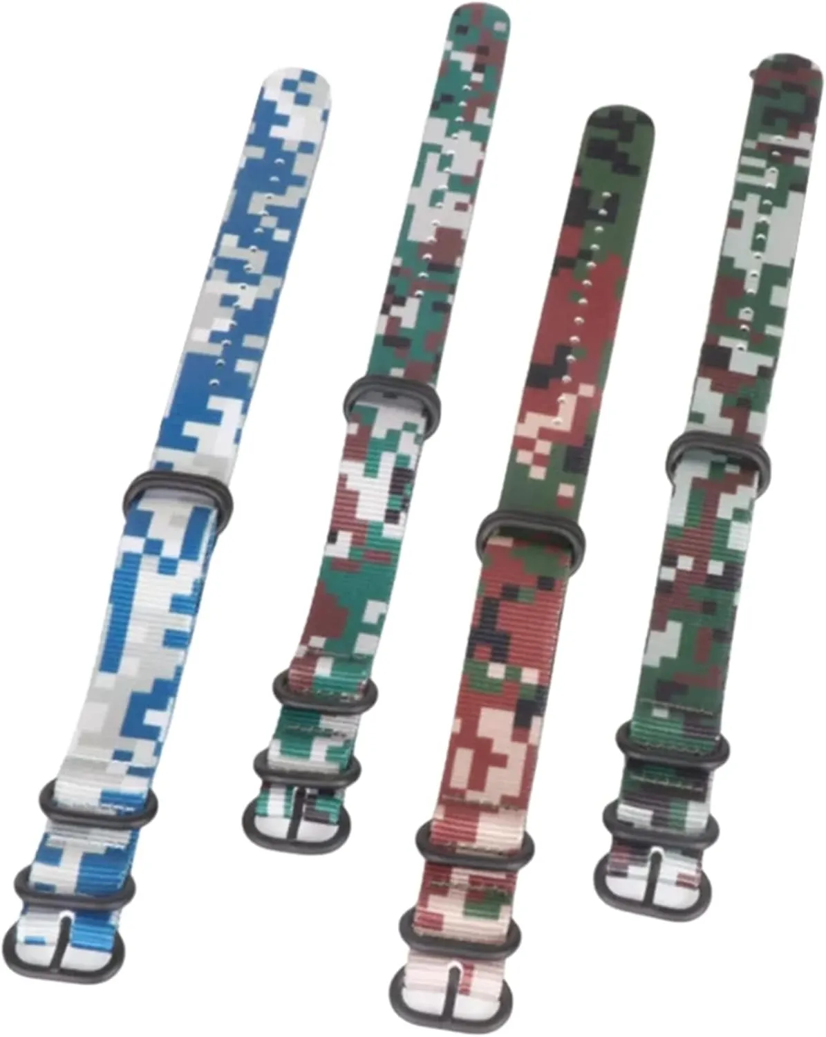 strait designation vigilance pyramid nomadism silicon Nylon Canvas NATO Watchband Simple Watch Wrist Band Accessories(Wild Desert Silvery Clasp,22mm) Universal Strap,18/20/22/24/26mm Camouflage Printing 