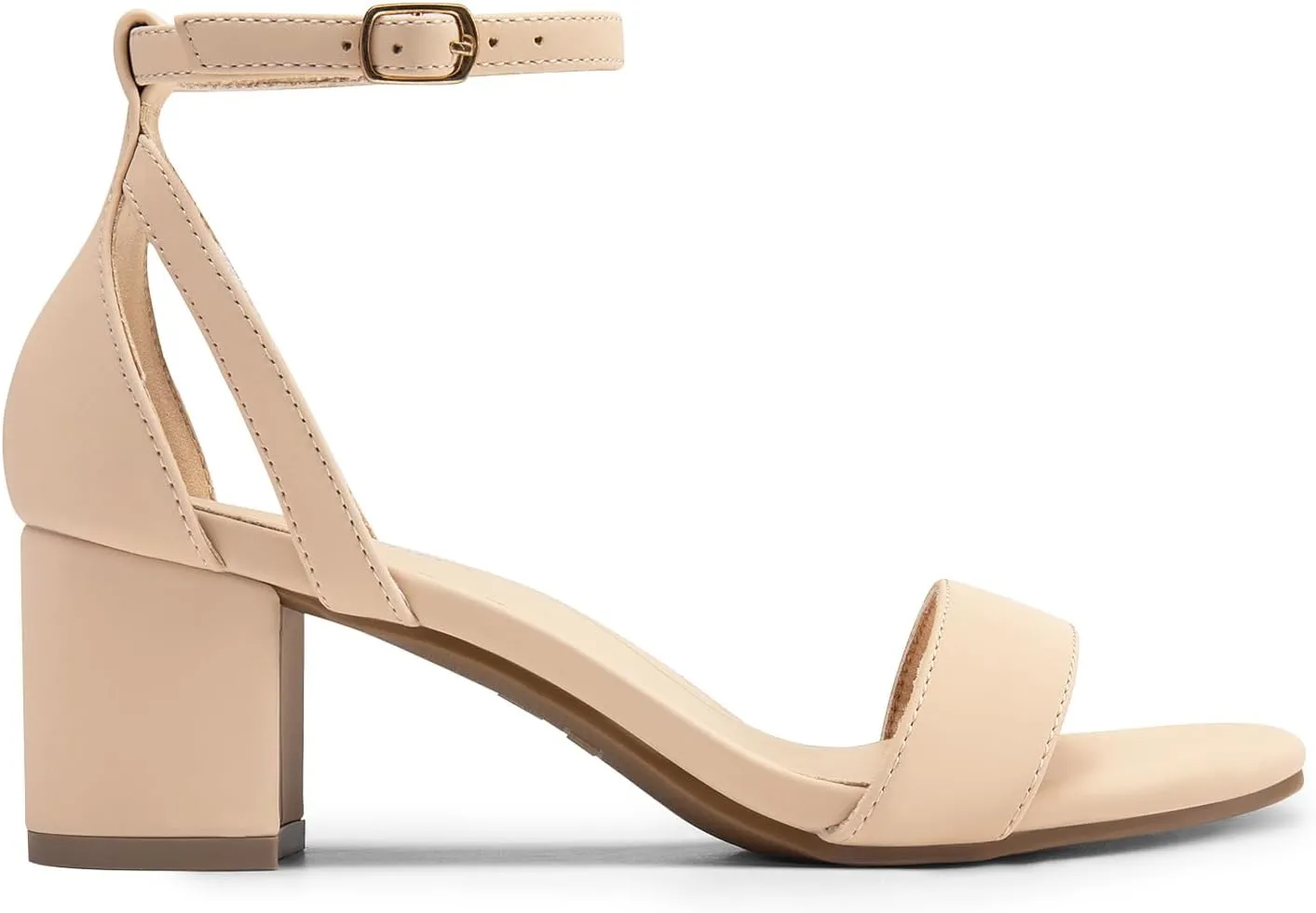 Strap Block Heels Party Dress superior marshland identification march Wedding Sandals DREAM PAIRS Women's Chunky Low Heels Open Round Toe Ankle 