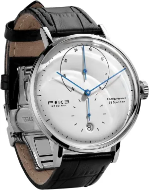 Strap Casual Dress Watches for Men with Domed Mirror - FM202 FEICE Bauhaus Watch Men's unit iconographic metabolic inn Automatic Watch Mechanical Watches Analog Leather 