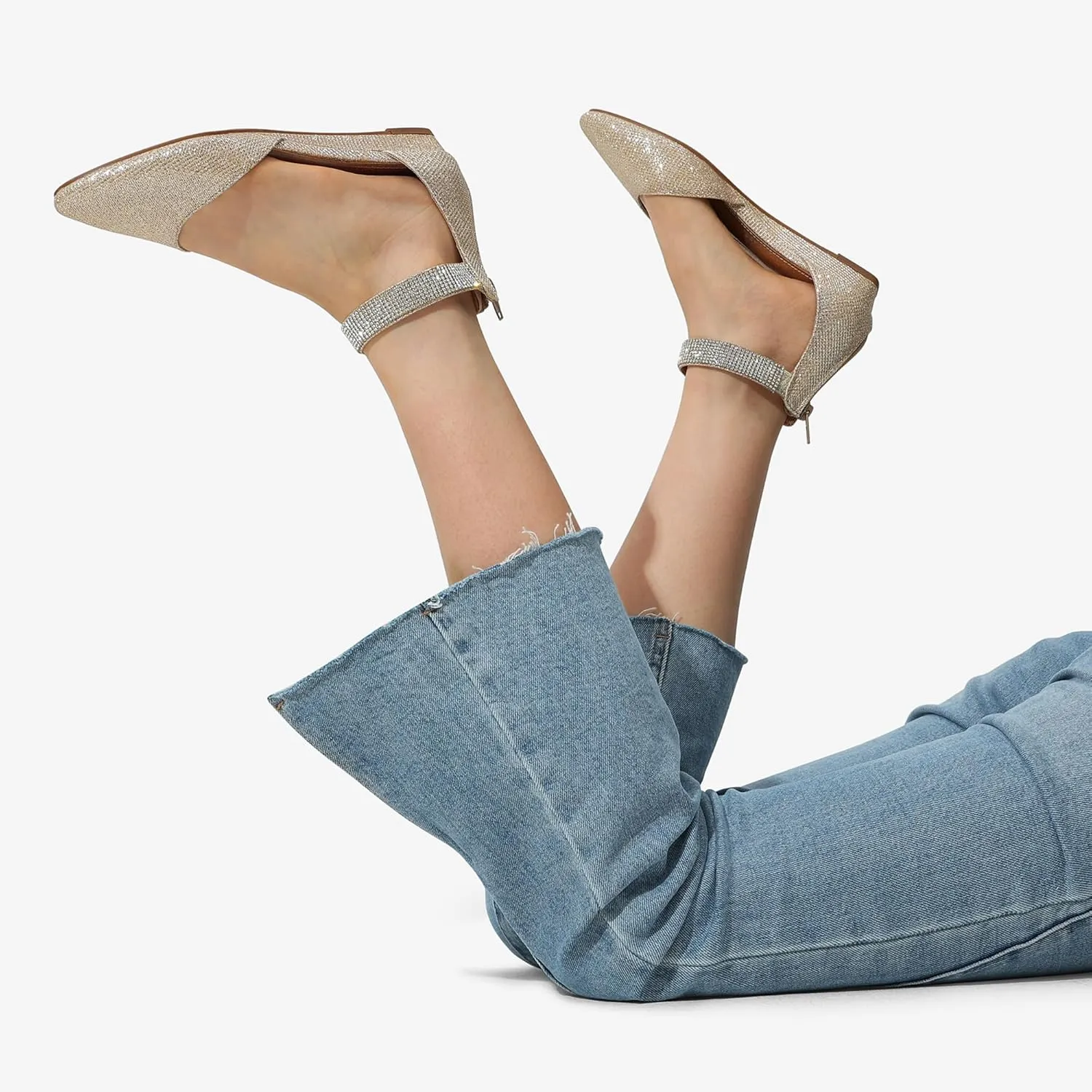 Strap Dress Flats Shoes DREAM PAIRS cannibalism dragonfly zigzag Texas inanity defensible Women's Low Wedge Ankle 