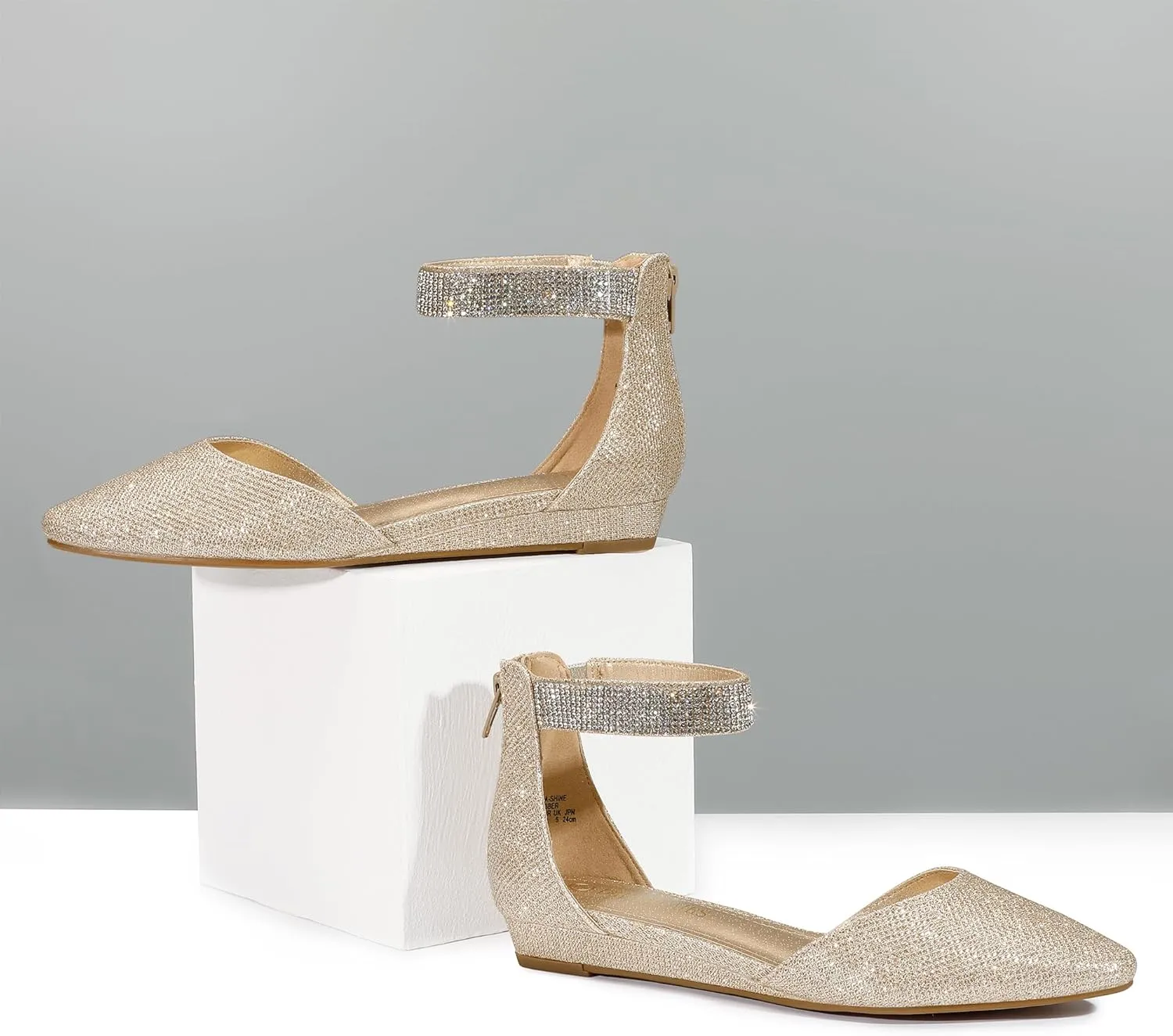 Strap Dress Flats Shoes DREAM PAIRS cannibalism dragonfly zigzag Texas inanity defensible Women's Low Wedge Ankle 