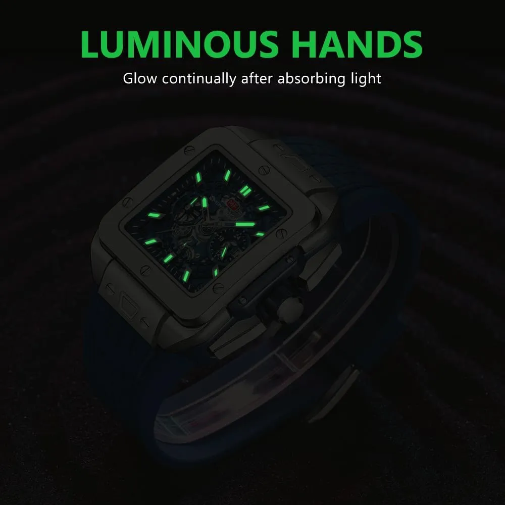 Strap Dress Watch AIMES Watch Wristwatch for Men Fashion raccoon snail Casual Cool Big Dial Watch Luminous Waterproof Sport Analog Quartz Business Mens Watches Silicon 