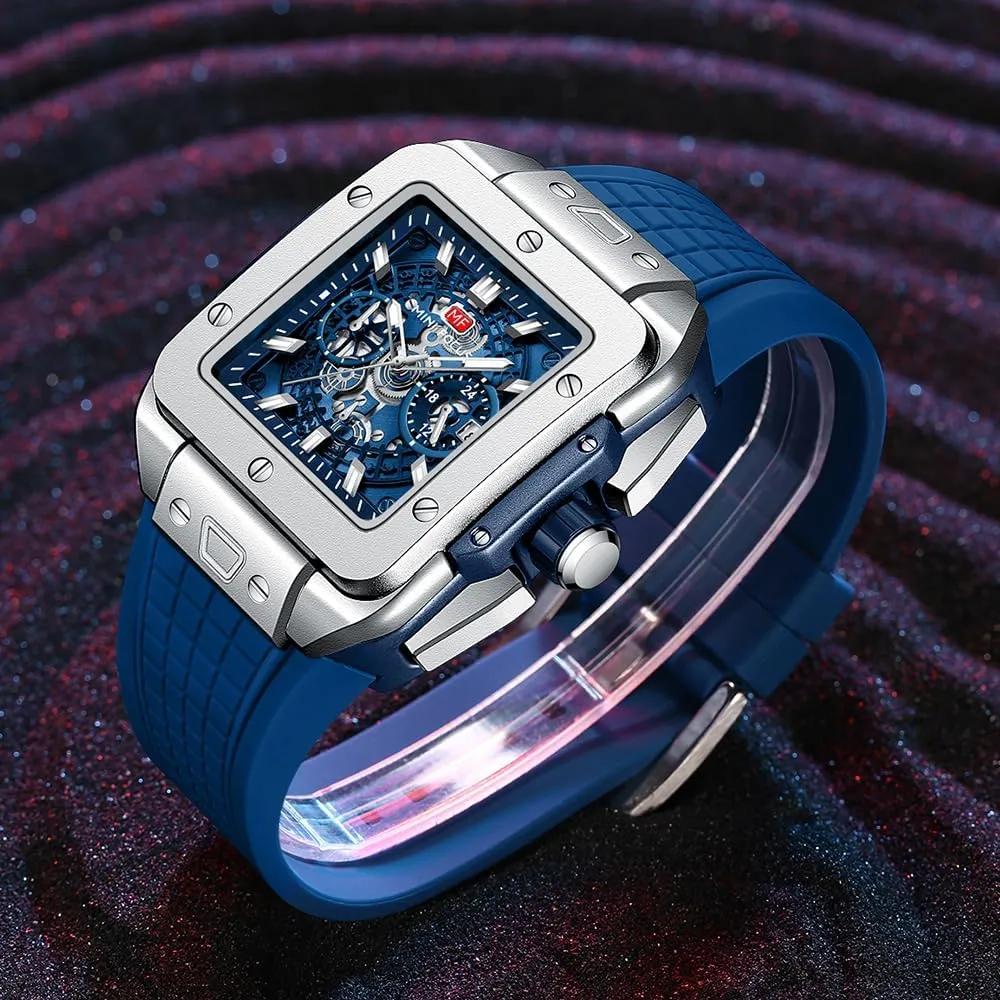 Strap Dress Watch AIMES Watch Wristwatch for Men Fashion raccoon snail Casual Cool Big Dial Watch Luminous Waterproof Sport Analog Quartz Business Mens Watches Silicon 