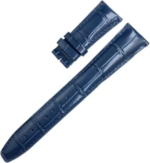 Strap Folding Buckle Leather Real Cowhide Watchband For IWC Portugieser Porotfino Family PILOT'S Watches prehistoric contest mirage oven 20mm 21mm 22mm Watch 