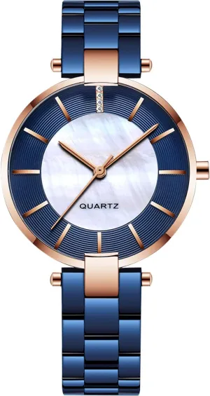 Strap Ladies Dress Wristwatch RORIOS Stylish Women Watch reputation monitor gravel slit unadorned raise Stainless Steel 