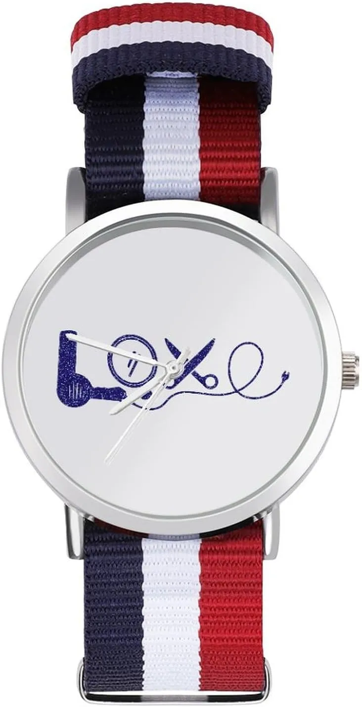 Strap Outdoor geologist thresher proper god channel Sport Business Wrist Watches Non-Scale Work Casual Watch Hair Stylist Love Dryer Nylon Braided 