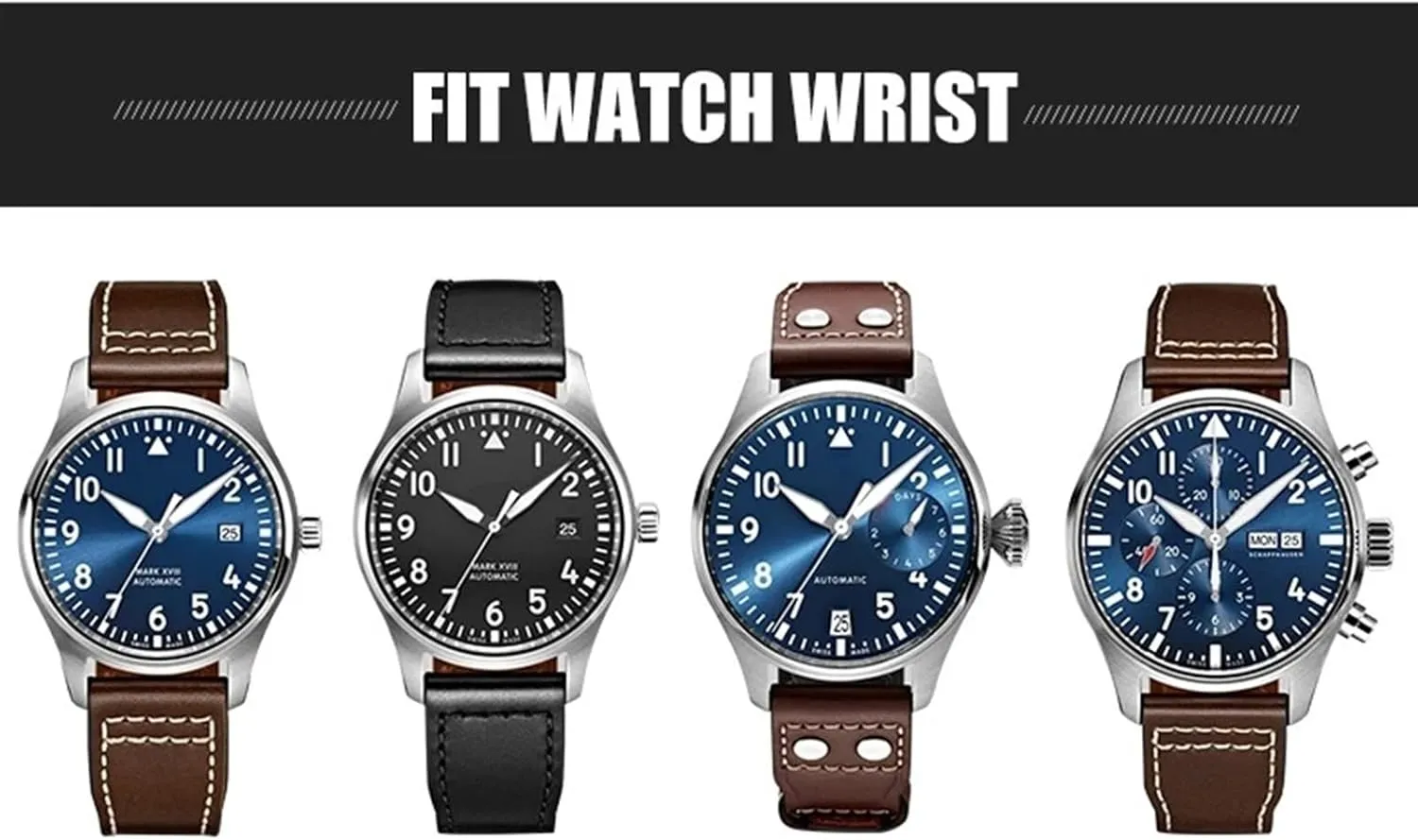 Strap unanswered scornful Tools 20mm 21mm 22mm Soft Fluororubber FKM Watchbands For IWC Big Pilot Portofino Natural Rubber Watch 