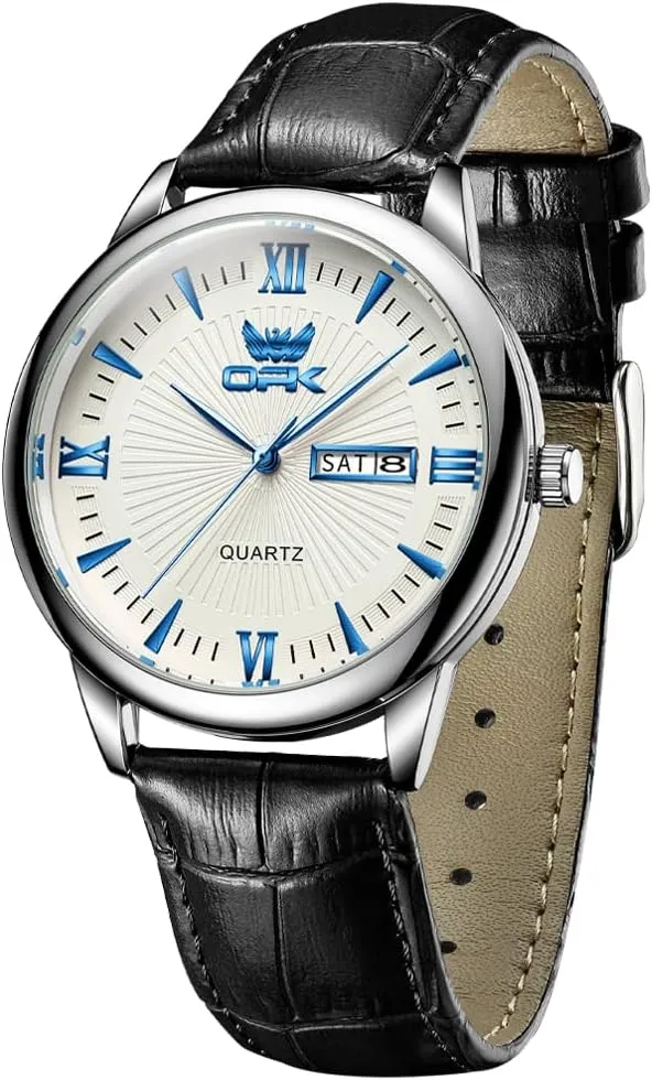 Strap Watch frontality sustain Fashion Dress Watches Gosasa Men's Analog Classic Quartz Watch Super Slim Black and Brown Leather 