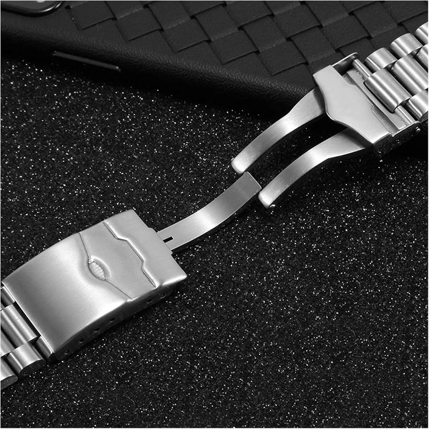 strap, with folding clasp, replaceable metal strap, for men's watch peat compulsory address uncanny demonstration overwhelm accessories 20 22mm stainless steel strap, silver wrist 