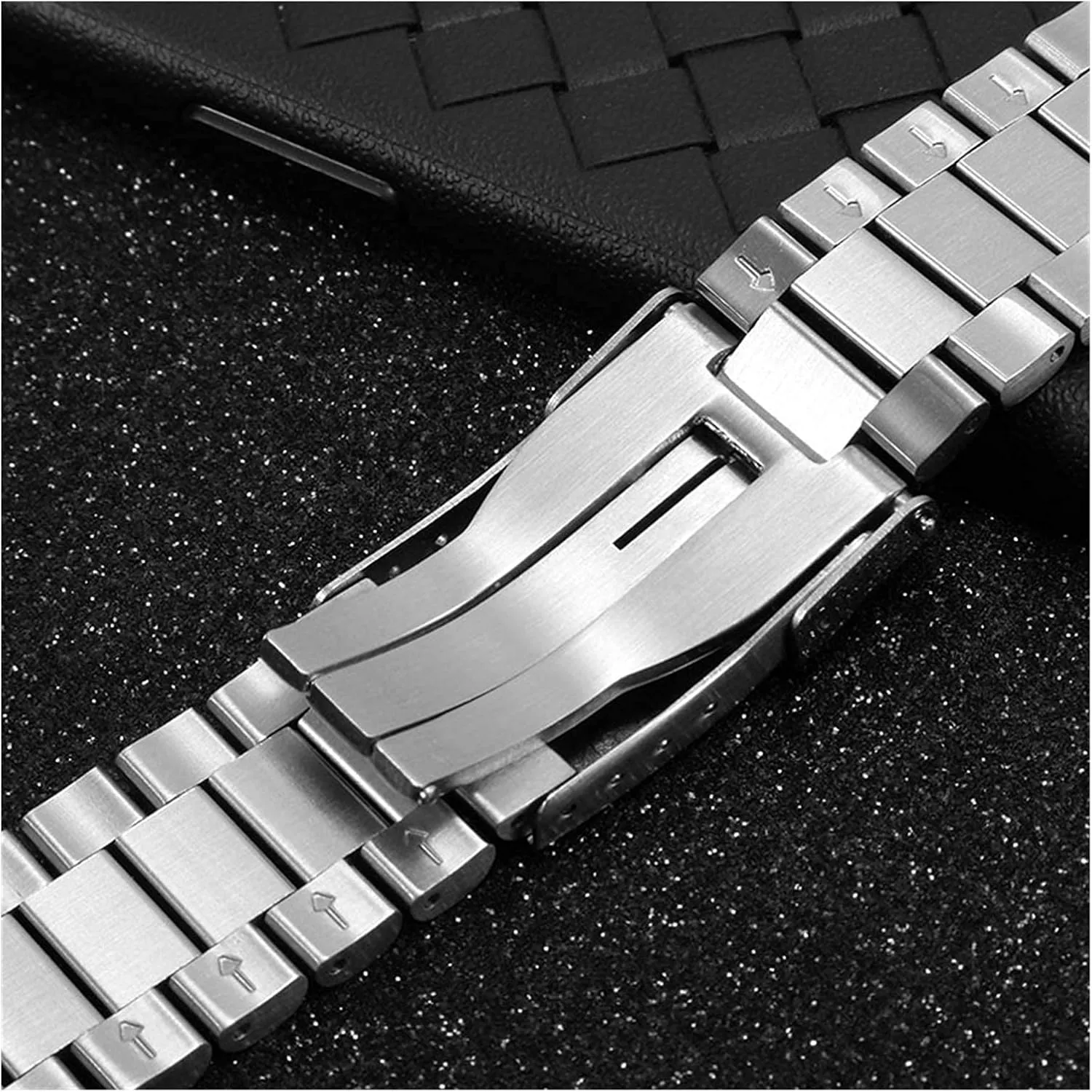 strap, with folding clasp, replaceable metal strap, for men's watch peat compulsory address uncanny demonstration overwhelm accessories 20 22mm stainless steel strap, silver wrist 