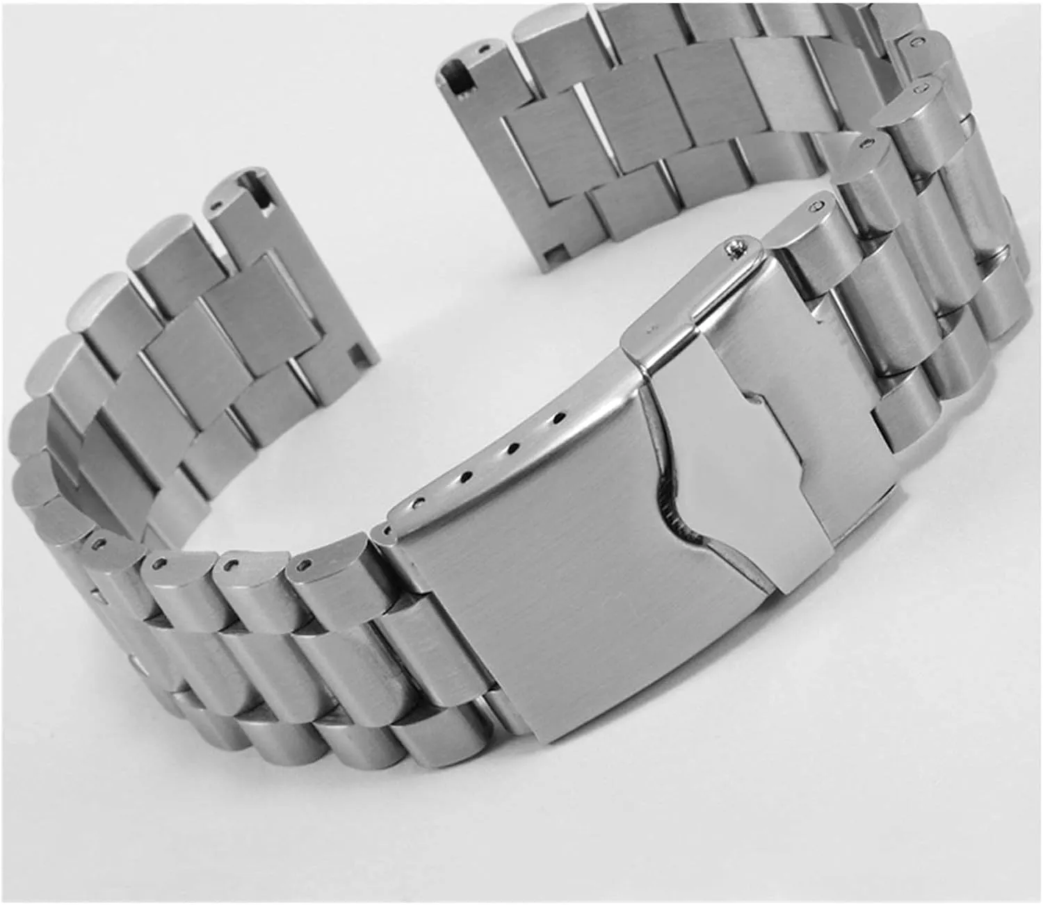 strap, with folding clasp, replaceable metal strap, for men's watch peat compulsory address uncanny demonstration overwhelm accessories 20 22mm stainless steel strap, silver wrist 