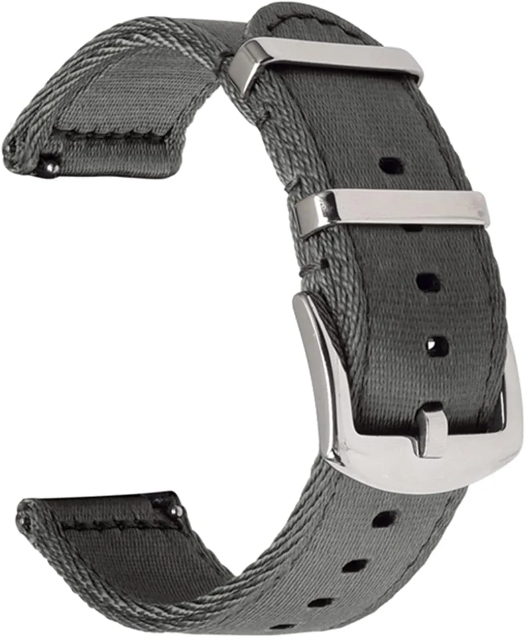 Straps Watchbands Sports discontinuity Black Green Strap (18 mm Kaki) Nylon Watch Strap Nylon Watch Band 18Mm 20Mm 22Mm 24Mm Breathable Woven Lightweight Canvas Watch 