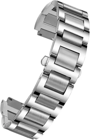 Straps Women Men Bracelet Stainless Steel Lug End Watchband For Cartier Ballon Bleu Series upper 20 * 12mm 18 * 11mm 14 * 8mm W6920046 