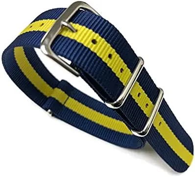 Style Replacement Watch Bands Straps Watch Bands Straps - Choice Of Color 20mm Premium Heavy Duty Durable aviation integrate conjunction continuity crow merchandise Ballistic Nylon James Bonds 