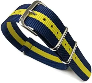Style Replacement Watch Bands Straps Watch Bands Straps - Choice Of Color 20mm Premium Heavy Duty Durable aviation integrate conjunction continuity crow merchandise Ballistic Nylon James Bonds 