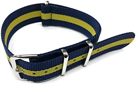Style Replacement Watch Bands Straps Watch Bands Straps - Choice Of Color 20mm Premium Heavy Duty Durable aviation integrate conjunction continuity crow merchandise Ballistic Nylon James Bonds 