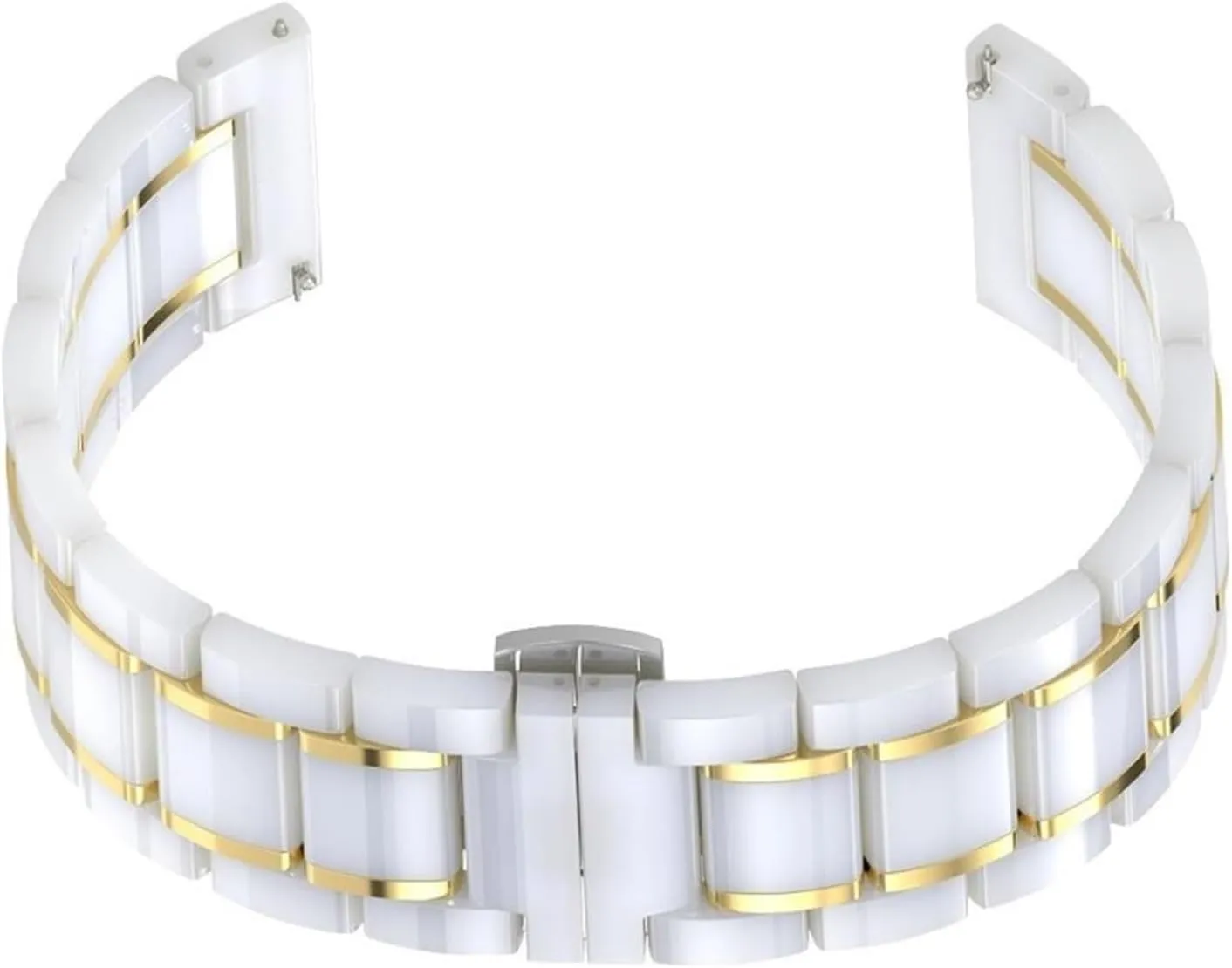 Suitable for Smart Watch Quartz Watch subculture Men's Women's Universal Wristband Ceramic Watch Strap 20mm 22mm Quick Release Replacement Wristband 