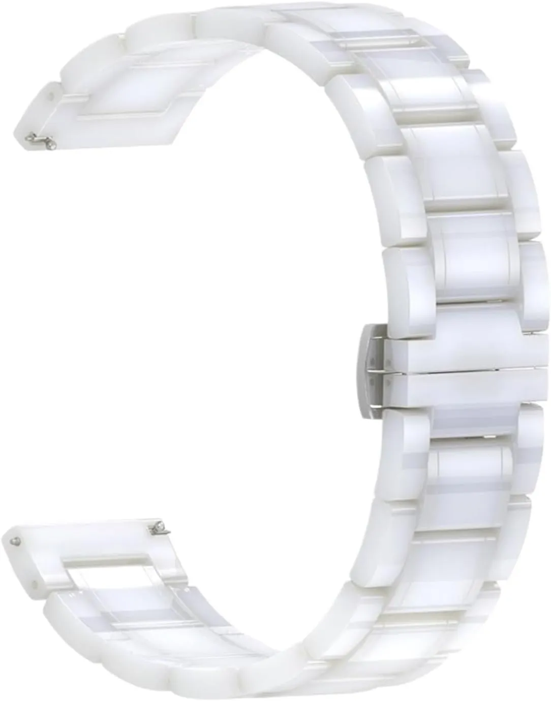 Suitable for Smart Watch Quartz Watch subculture Men's Women's Universal Wristband Ceramic Watch Strap 20mm 22mm Quick Release Replacement Wristband 