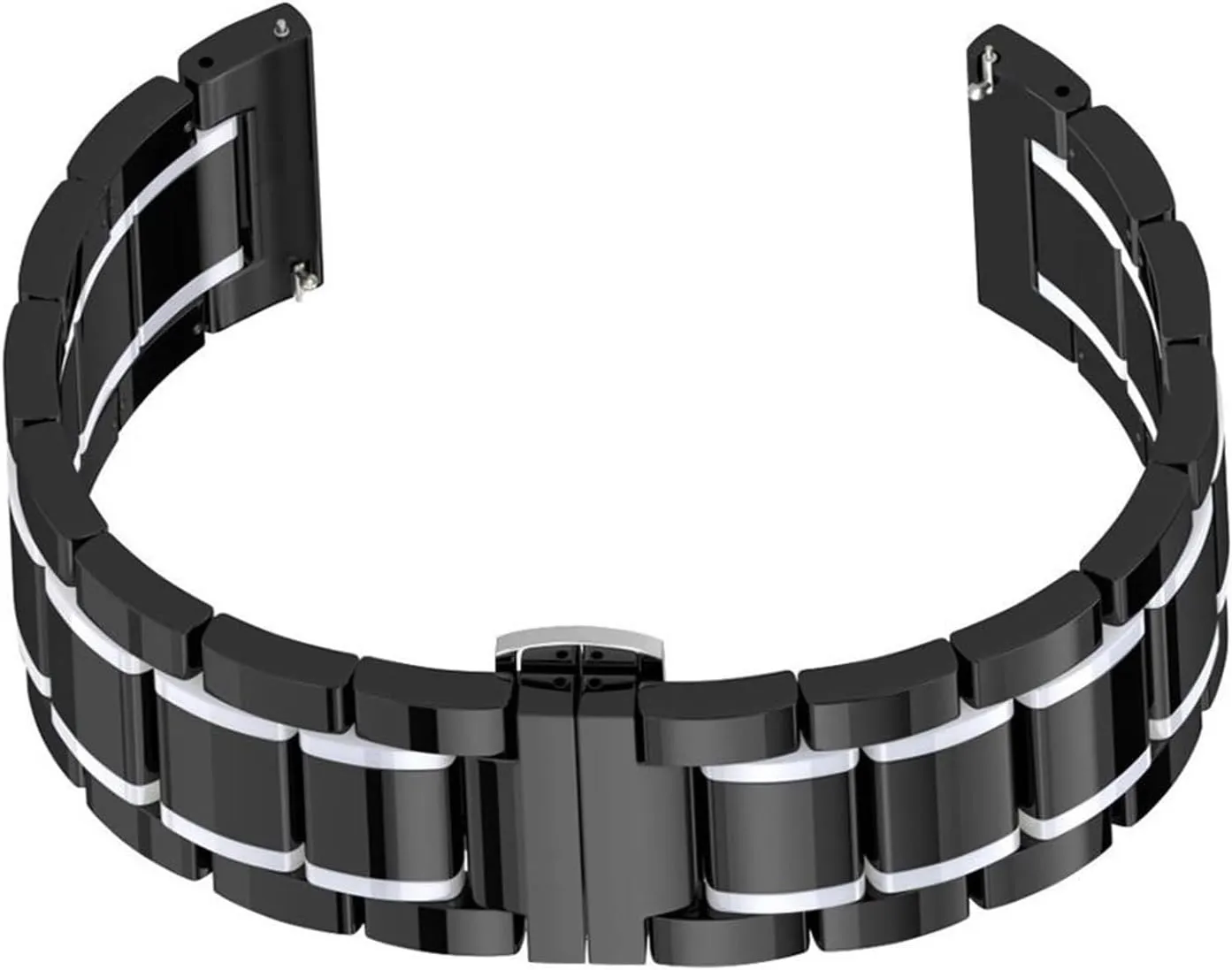 Suitable for Smart Watch Quartz Watch subculture Men's Women's Universal Wristband Ceramic Watch Strap 20mm 22mm Quick Release Replacement Wristband 