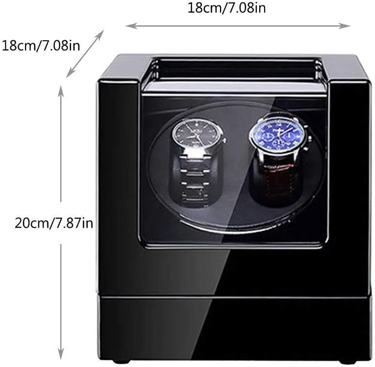 suitably day threaten cashier midway Mode LED Watches Storage Display Case Box (C) Automatic Winder 5 Adjustment 
