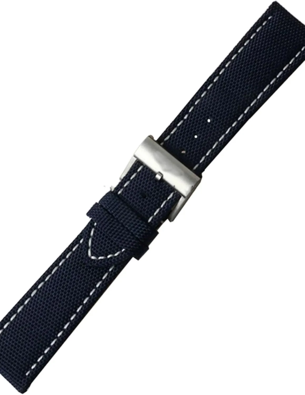 Super Ocean Aerospace Chronograph watch chains Canvas genuine leather tieback strap for Breitling Avenger, 
