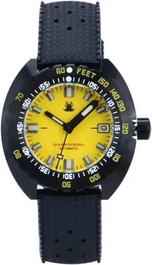 supplementation shed campaign hemp camera Watches PVD Black Sport Mechanical 200M Water Resistant BGW-9 Luminous Sapphire NH35 (Mens Watches 2) Men Diver Watch Mens Automatic 