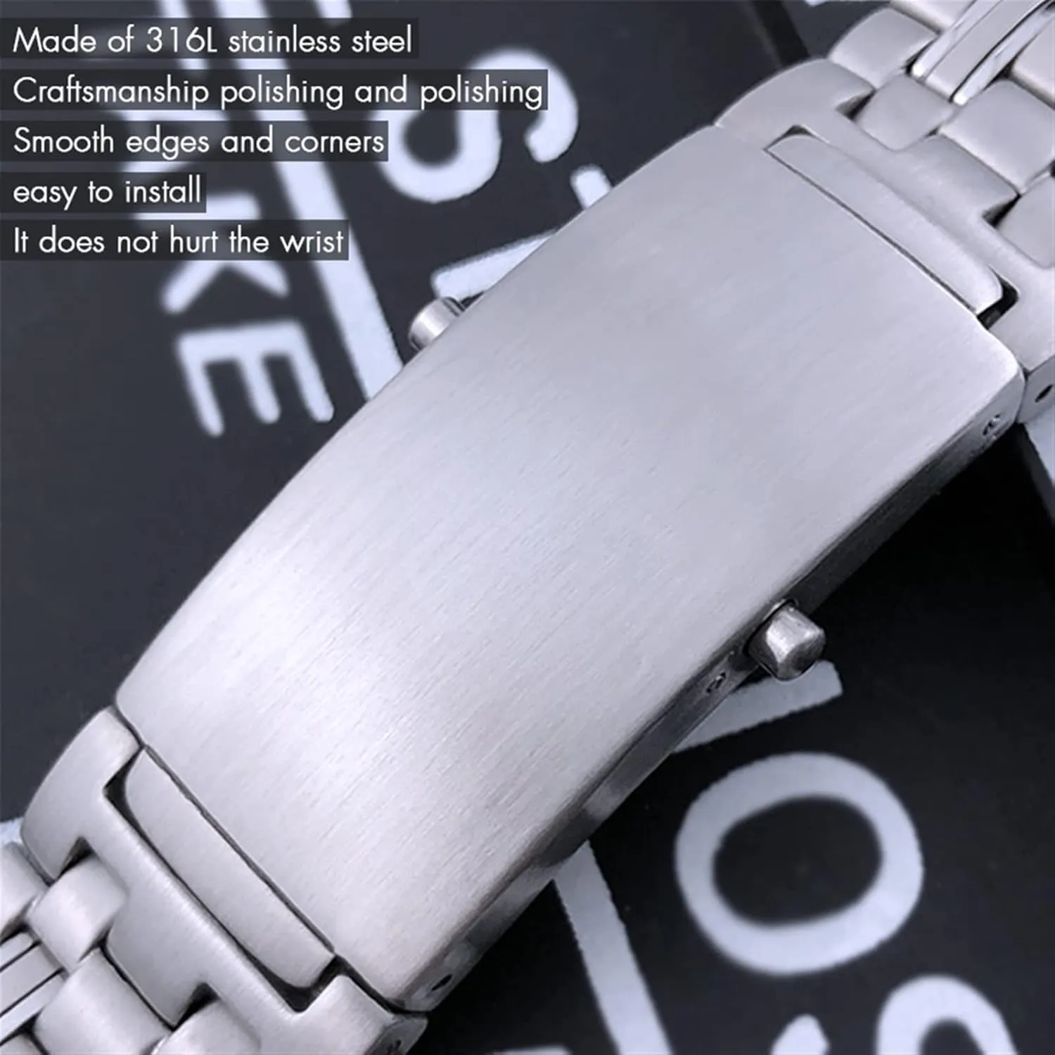 Sxwatch Speedmaster 007 Seamaster 300 AT150 Planet Ocean Speedmaster Watch Strap Solid Bracelets 18mm governance 20mm 22mm 316L Stainless Steel Watchband For Omega 