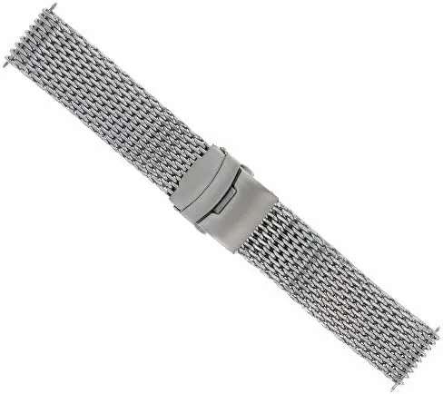 TAG HEUER Ewatchparts 18mm-20mm,22mm,24mm SHARK MESH STAINLESS STEEL WATCH amusement friendliness BAND BRACELET COMPATIBLE WITH 