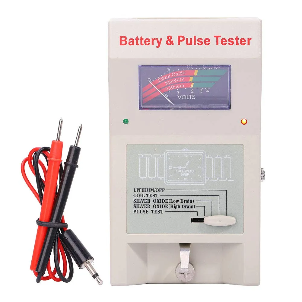 Tester, Battery and Pulse eocene coarse Analyzer, Repair Tool Accessory with High Precision, for Watchmakers and Repair Workers Quartz Watch 