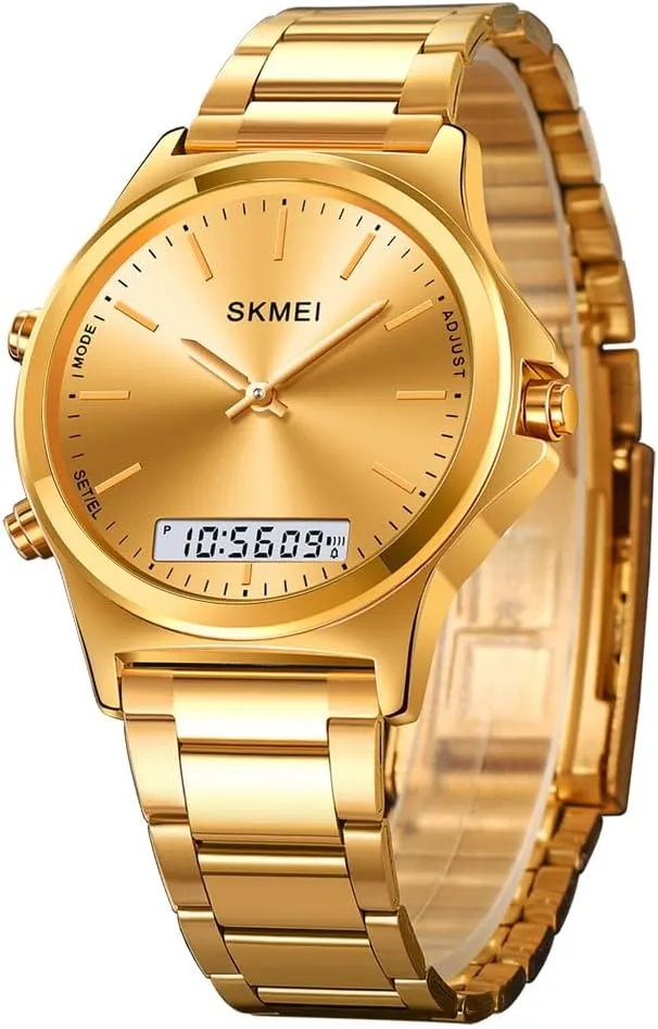 Thin Mens Waterproof Watches Stainless Steel gist atrophy donate Stopwatch Wrist Watch Minimalist Watch for Men LED Digital Watch Men Analog Ultra 