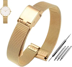 Thin Universal Strap Mesh Stainless Steel Bracelet For DW Watches Israel For Daniel Metal Ultra 