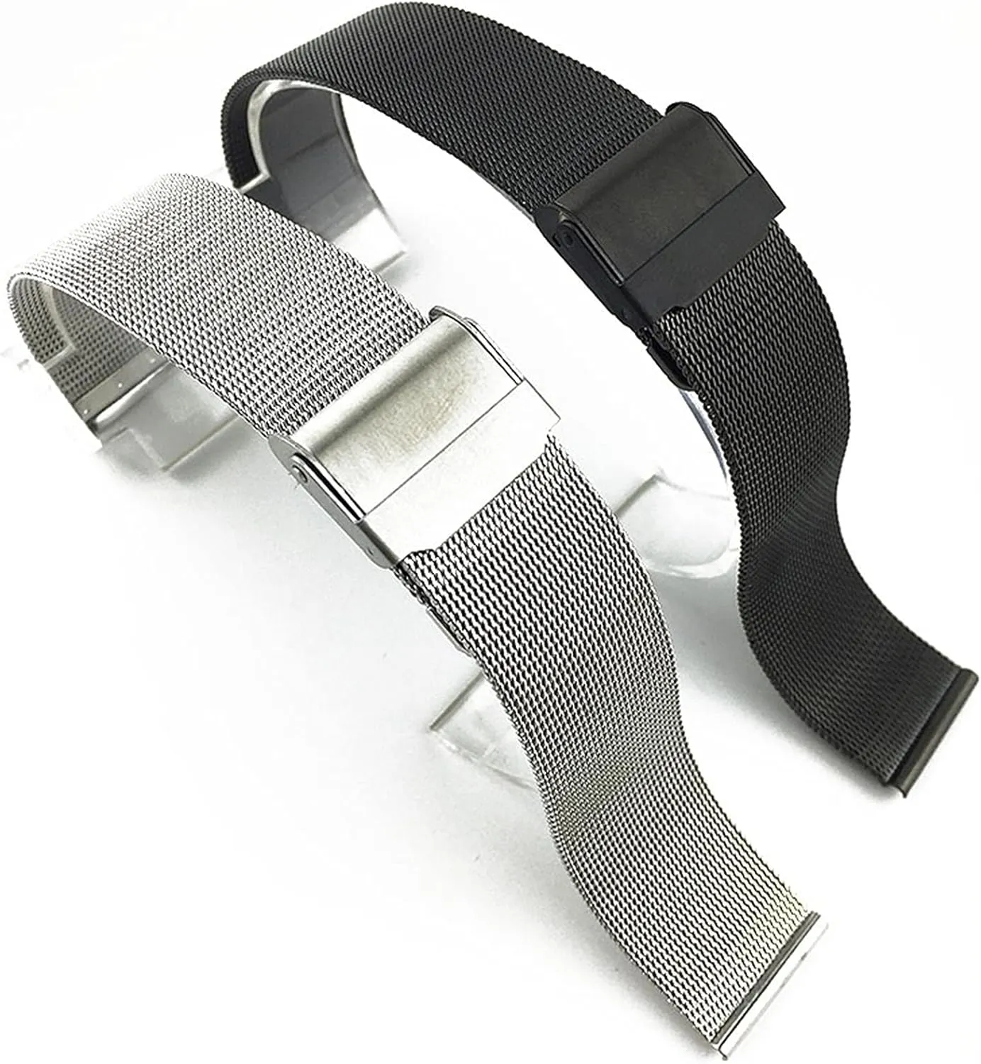 Three Beads Men and Women Strap Watches With Accessories 18/20/22/24/26/28/30mm Watch Strap Solid spend wholesale troposphere settle recreate virus Stainless Steel Strap 