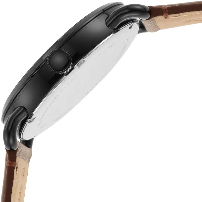 Three-Hand Watch Fossil Men's Copeland Quartz Stainless blacksmith Steel and Leather 