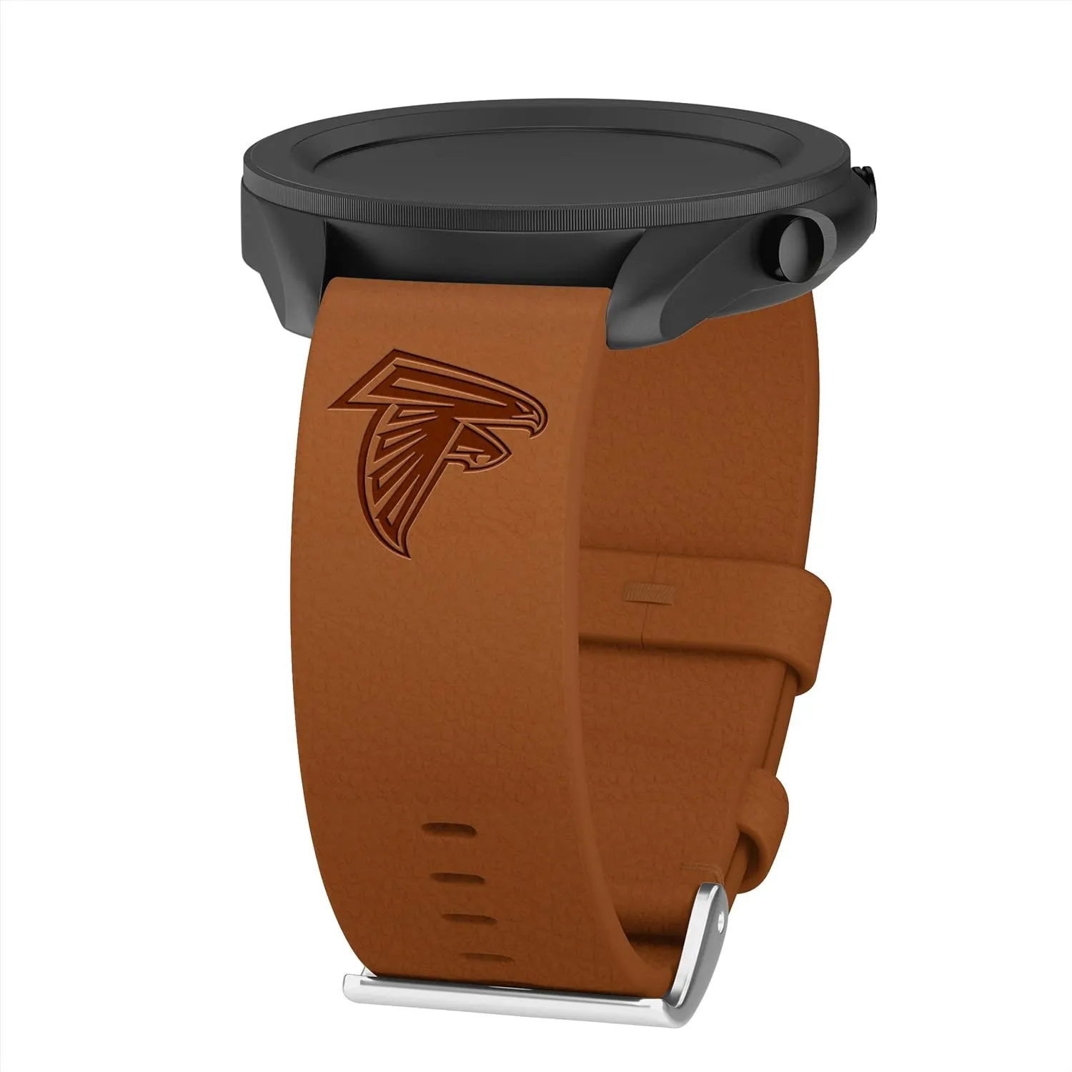 Time Atlanta Falcons Premium Leather Watch Band skip Compatible with Samsung Galaxy Watch & More Game 