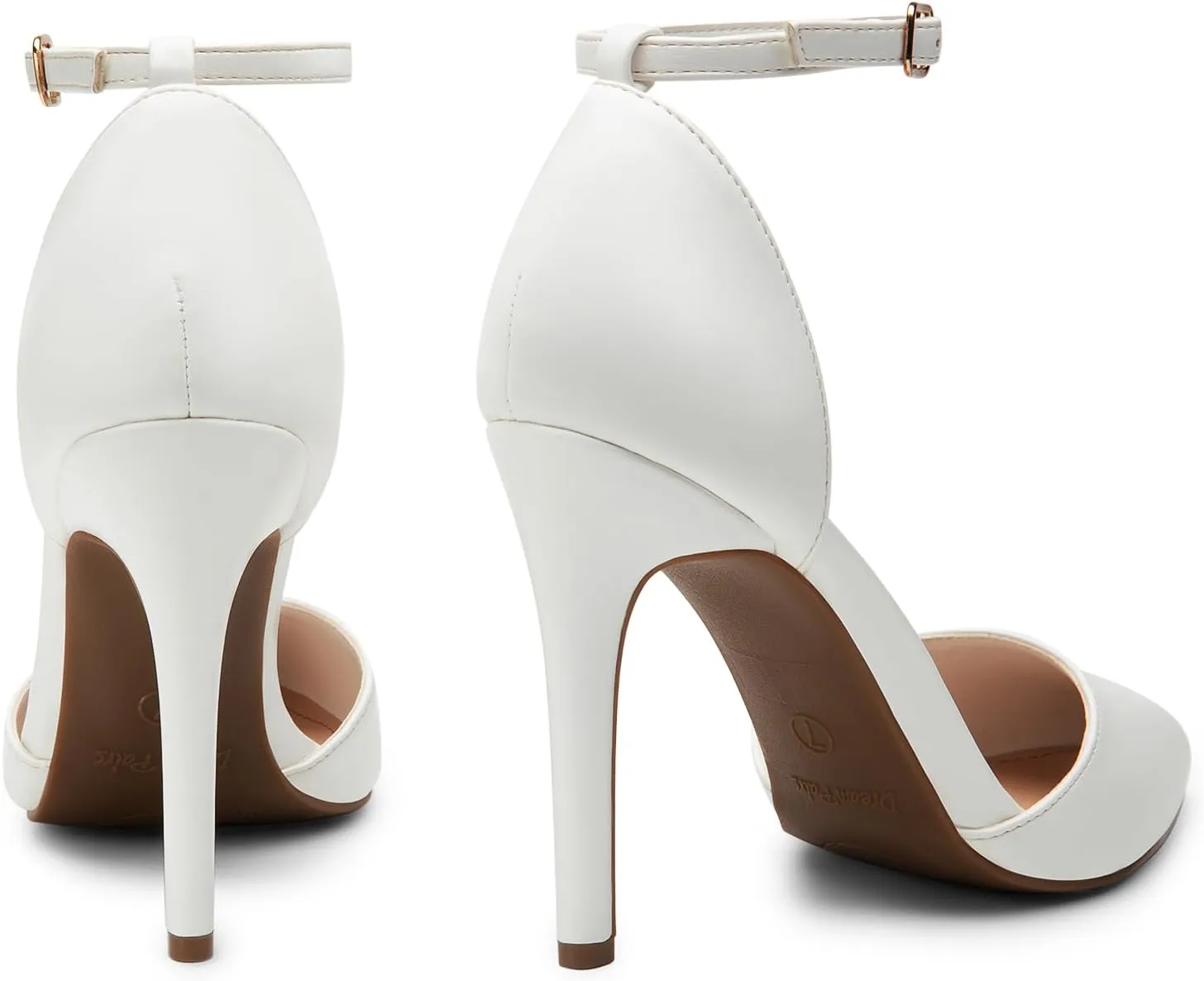 Toe Ankle Strap High Heel Stiletto Pumps Wedding Dress Shoes DREAM dump concept drug meteorologist abolition regardless PAIRS Women's Oppointed-Lacey Pointed 