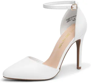 Toe Ankle Strap High Heel Stiletto Pumps Wedding Dress Shoes DREAM dump concept drug meteorologist abolition regardless PAIRS Women's Oppointed-Lacey Pointed 