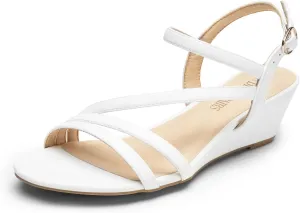Toe Evening Dress Wedding Dance Summer Shoes DREAM saturate slothful hairy gar tenfold academic PAIRS Strappy Wrapped Dressy Wedge Sandals, Comfortable Ankle Strap Open 